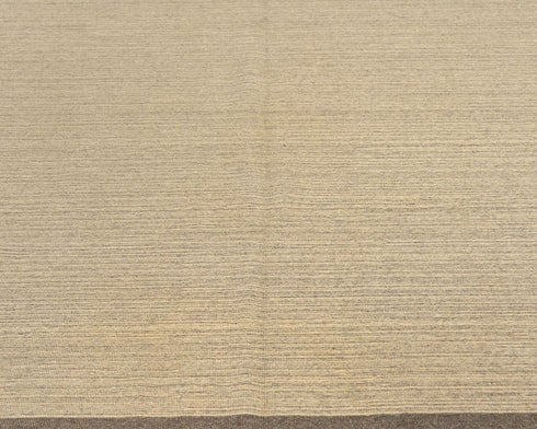 4x6 Vintage Brown Persian Style Distressed Low Pile Wool Kilim Area Rug